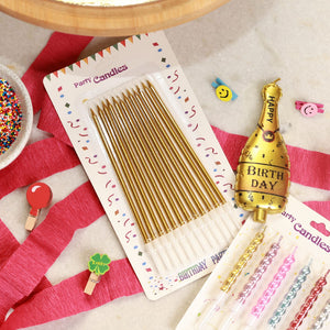 Roshini’s Homemade Gold Celebration Candles