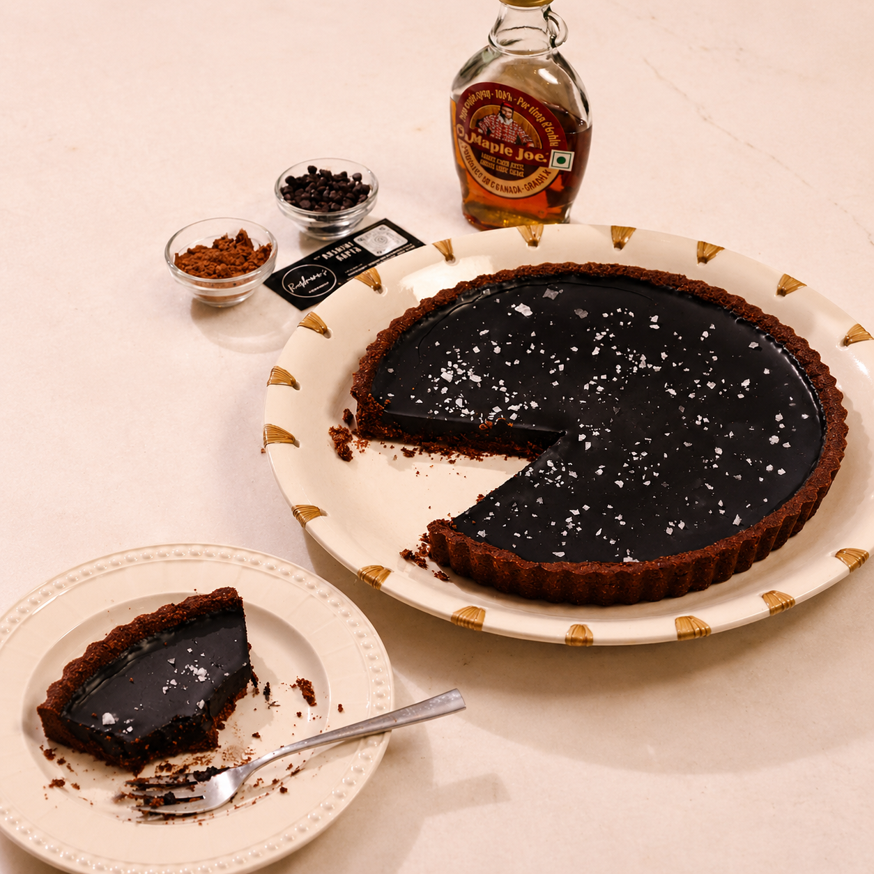 Dark Chocolate Sea Salt Tart