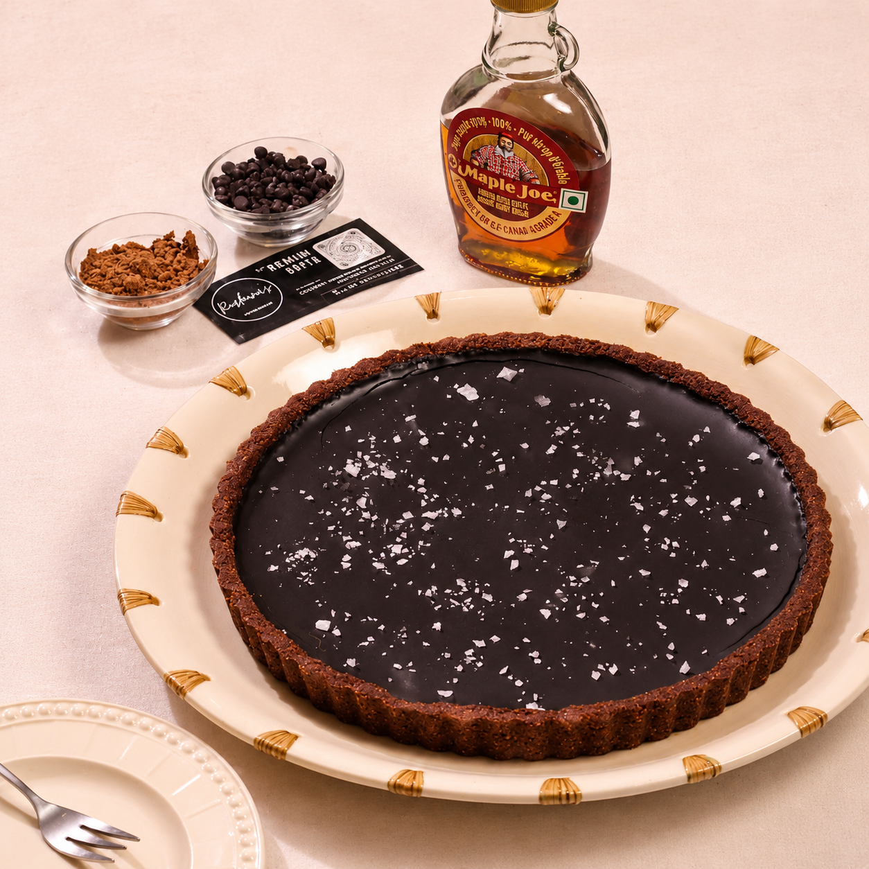 Dark Chocolate Sea Salt Tart